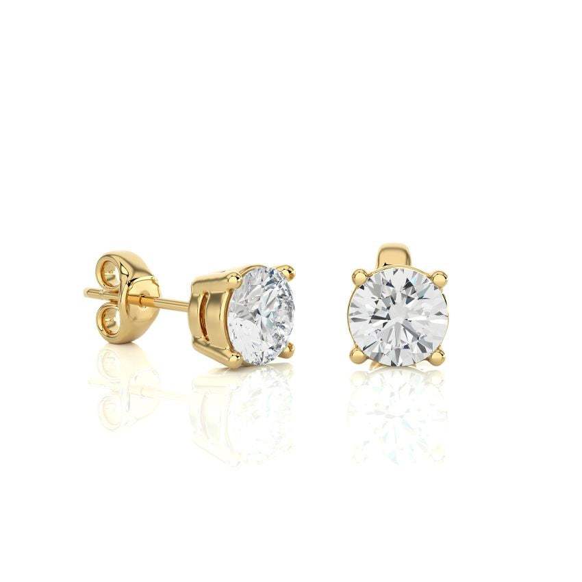 Lab Grown Diamond 1.02 Carat Stud Earrings