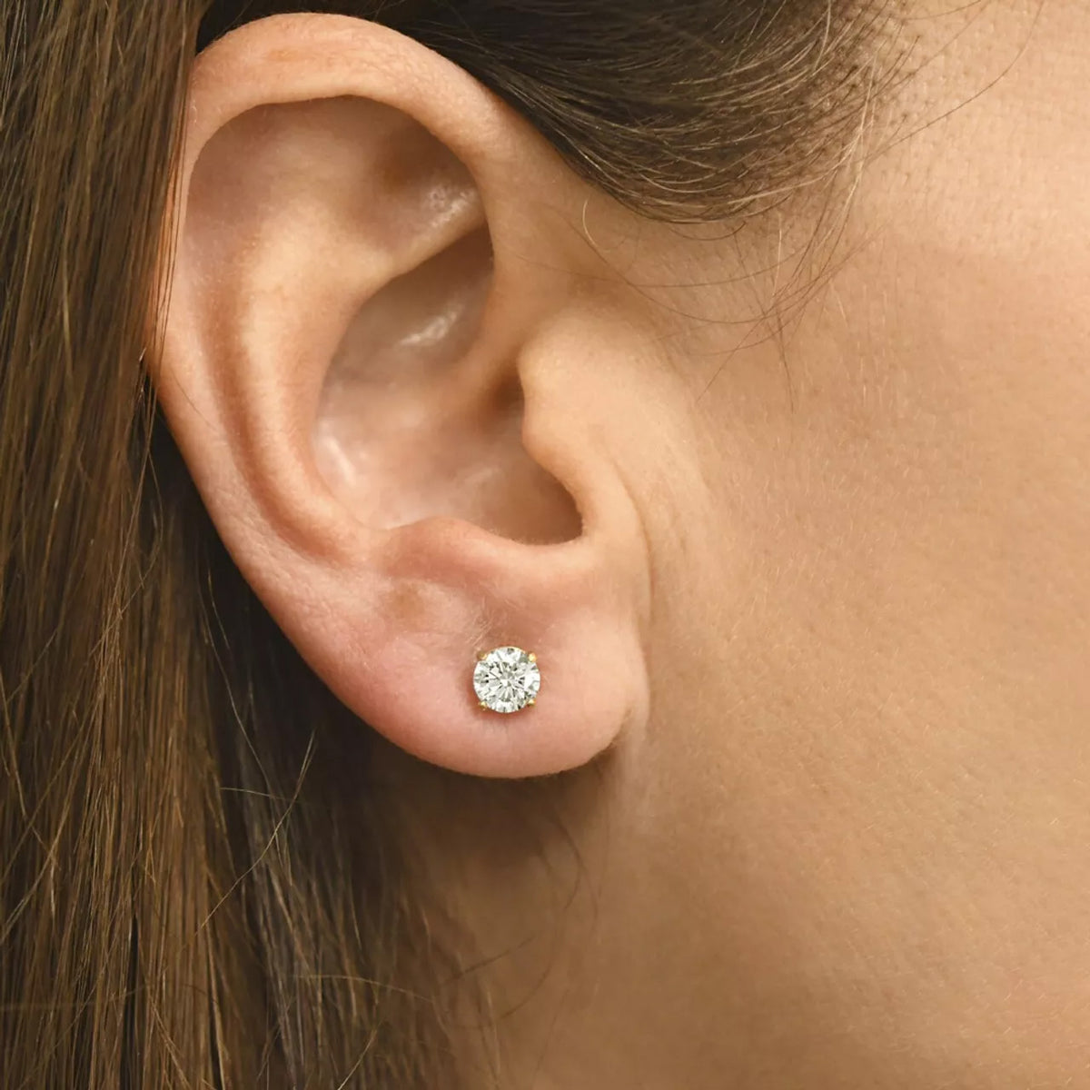 Lab Grown Diamond 0.50 Carat Stud Earrings