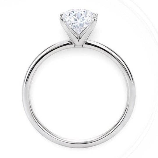 Oval Cut Lab-Grown Diamond Solitaire Engagement Ring