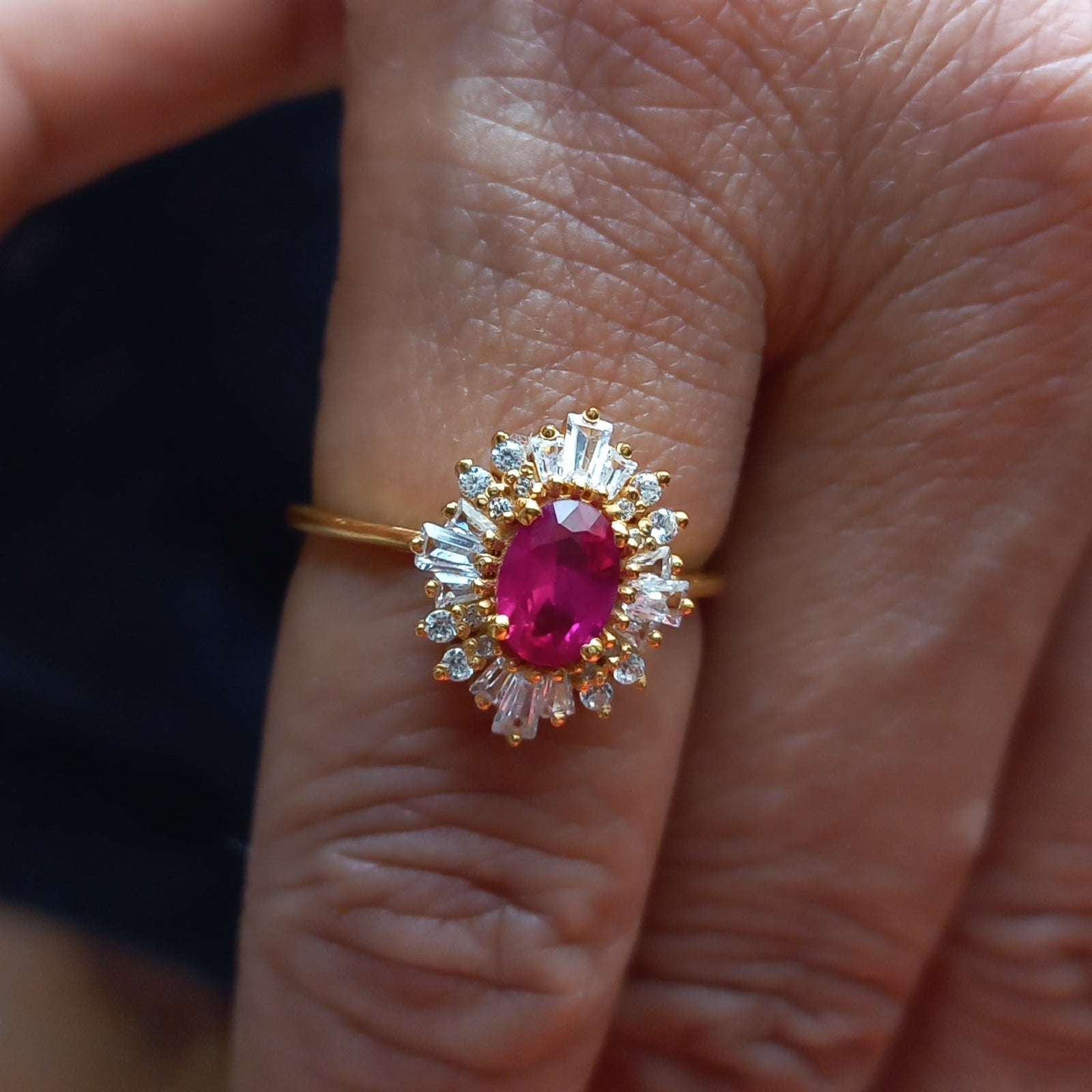 Radiant Victoria Ruby Ring - djoyr