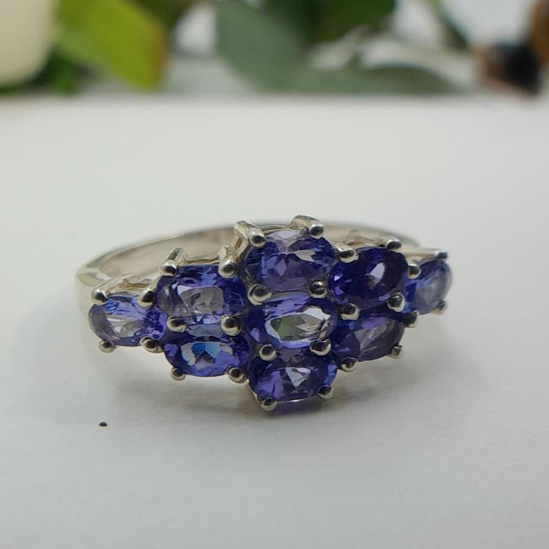 Tanzanite Omega Centauri Cluster Ring - djoyr