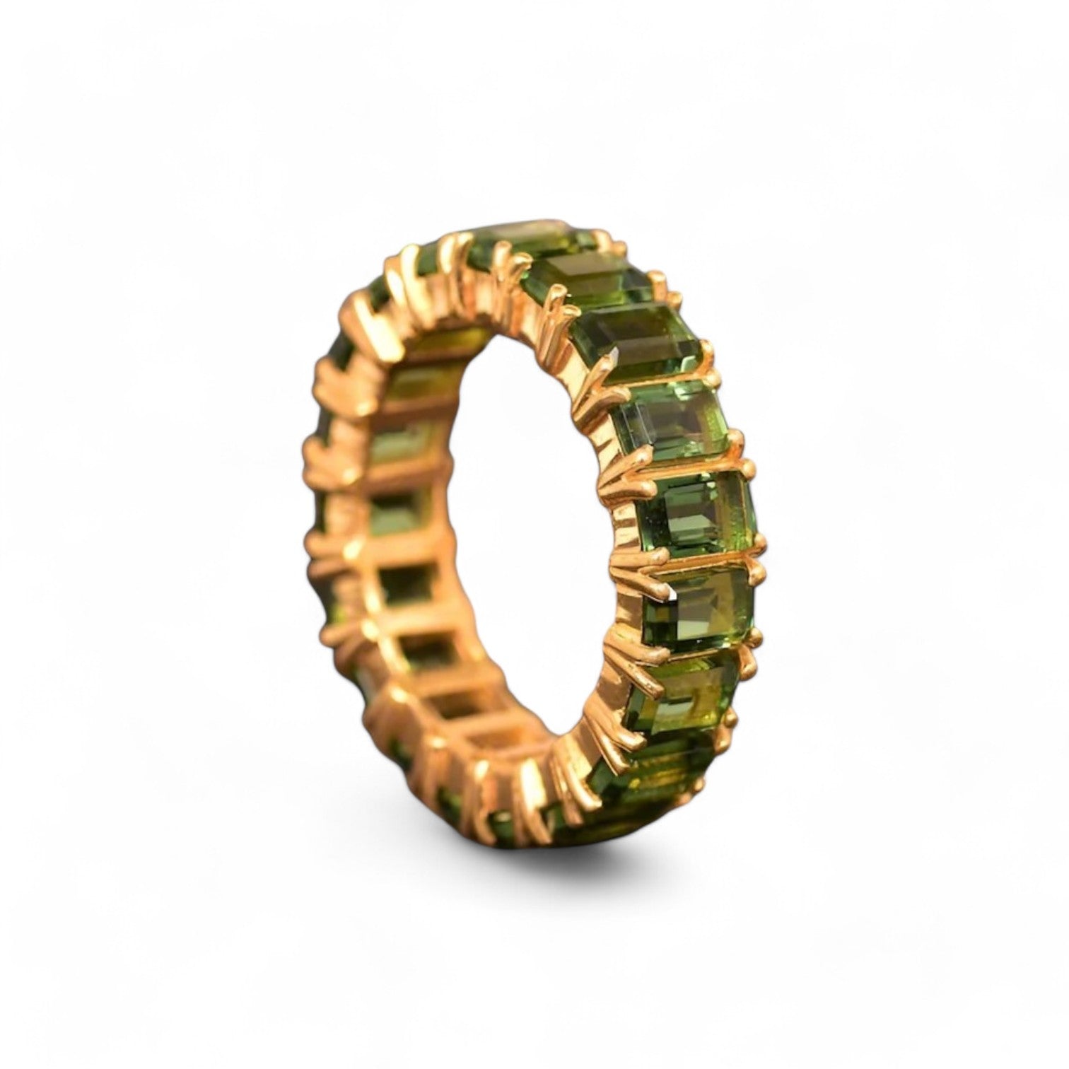 Peridot Eternity band - djoyr