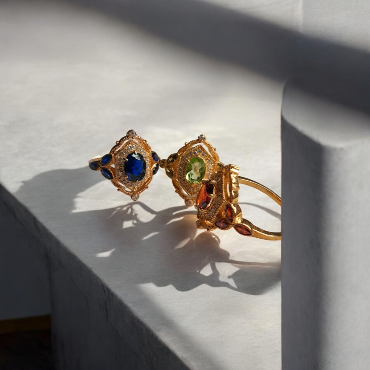 Lab grown Regal Sapphire Ring - djoyr