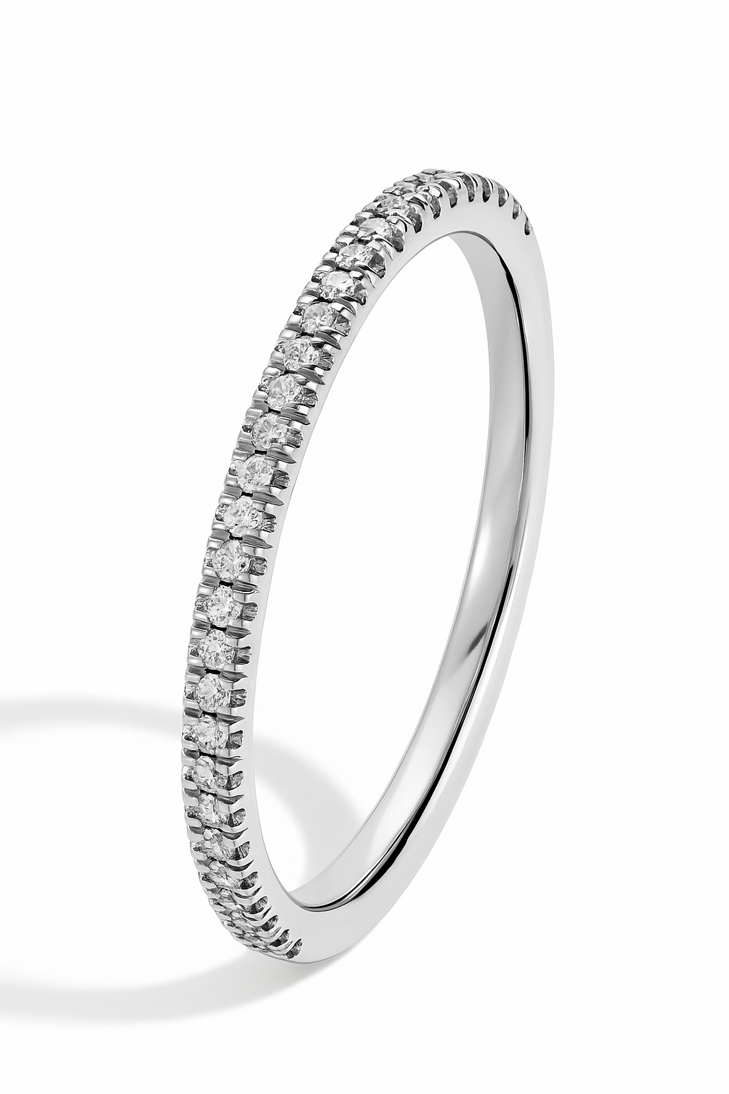 Petite Micropavé Diamond Ring