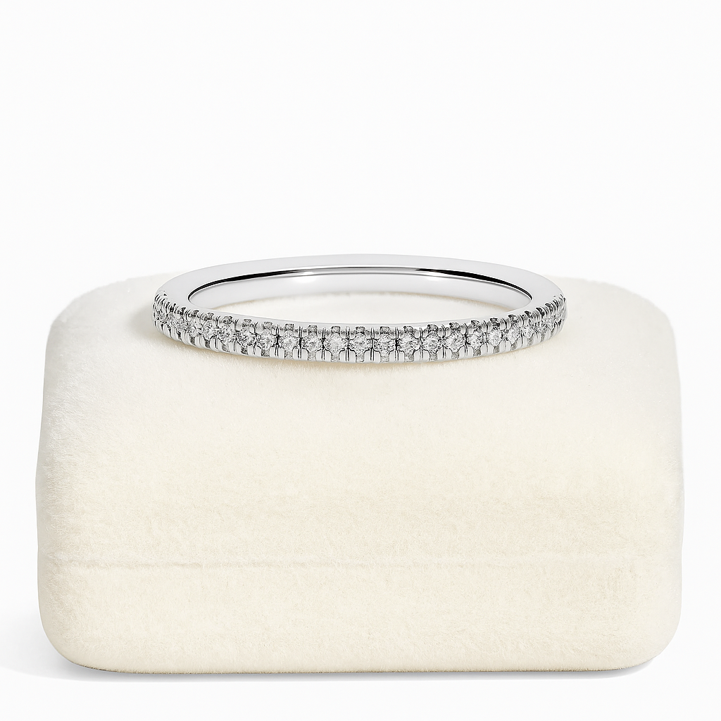 Petite Micropavé Diamond Ring