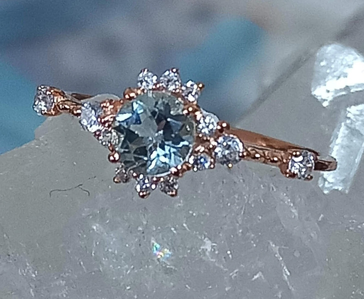 Aquilo Aquamarine Ring