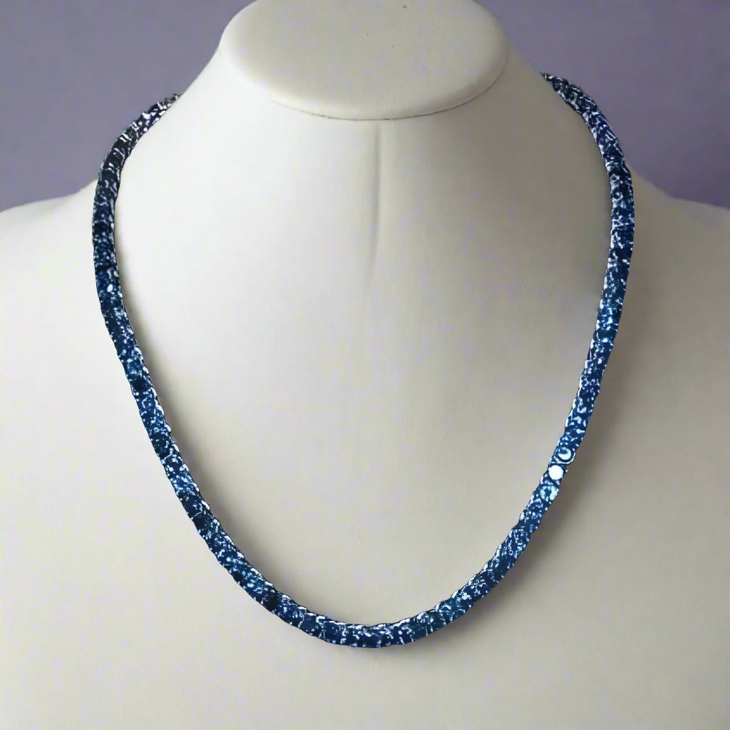 London Blue Topaz Tennis Necklace