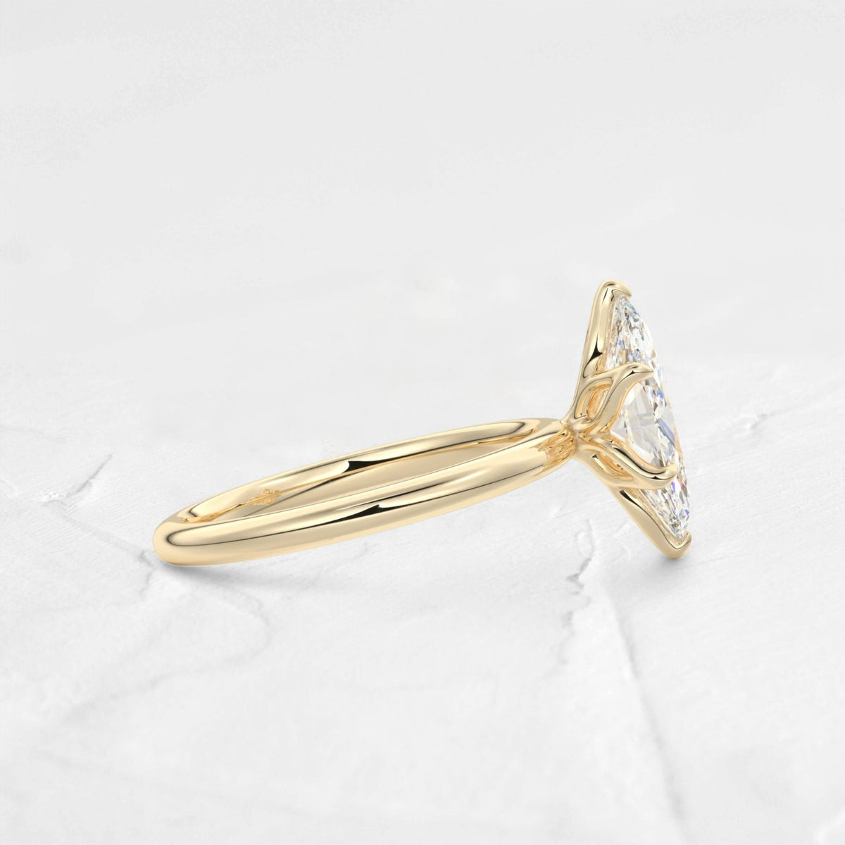 1.50 Carat Marquise Cut Lab-Grown Diamond Solitaire Ring