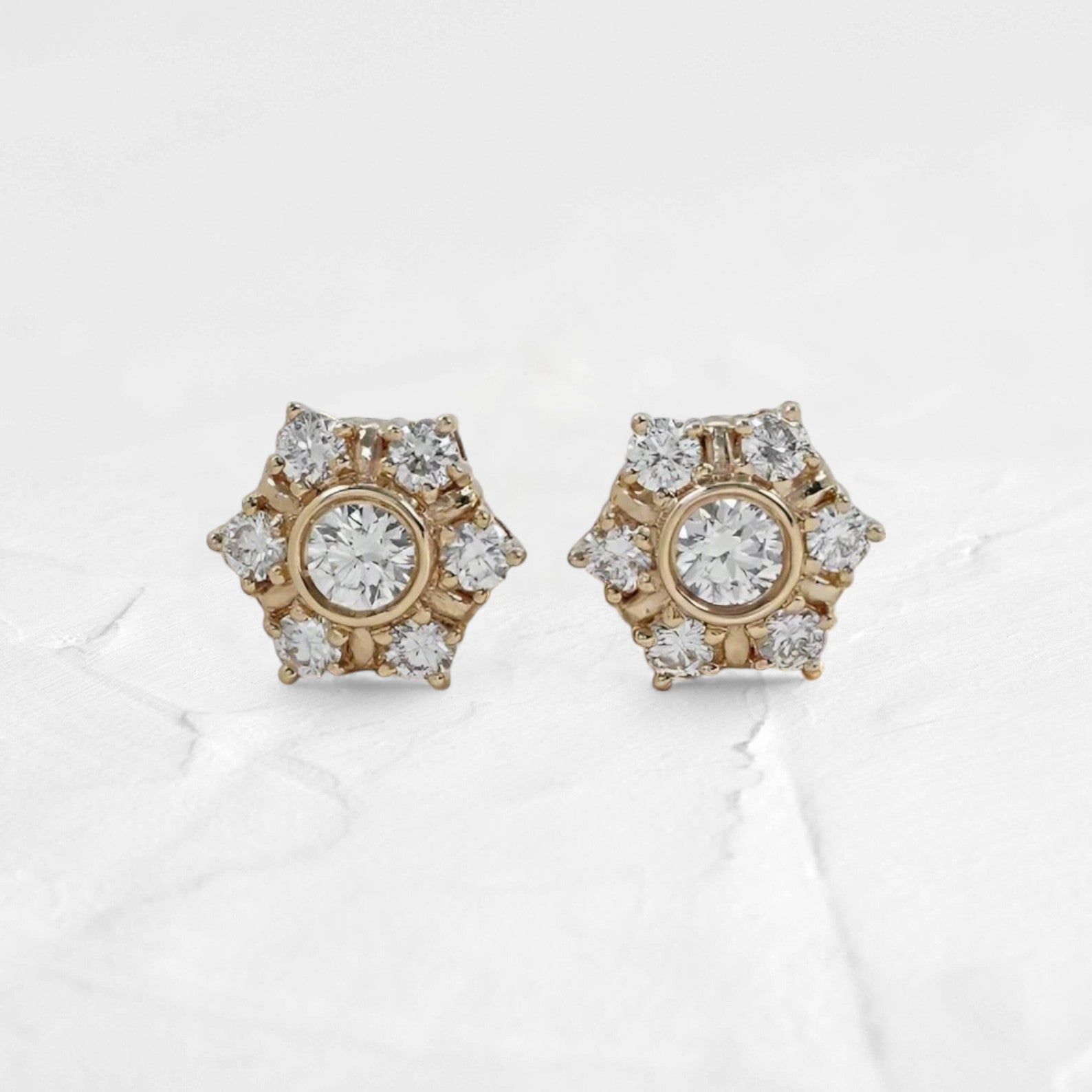 Lab Grown Diamond Thrive studs - djoyr