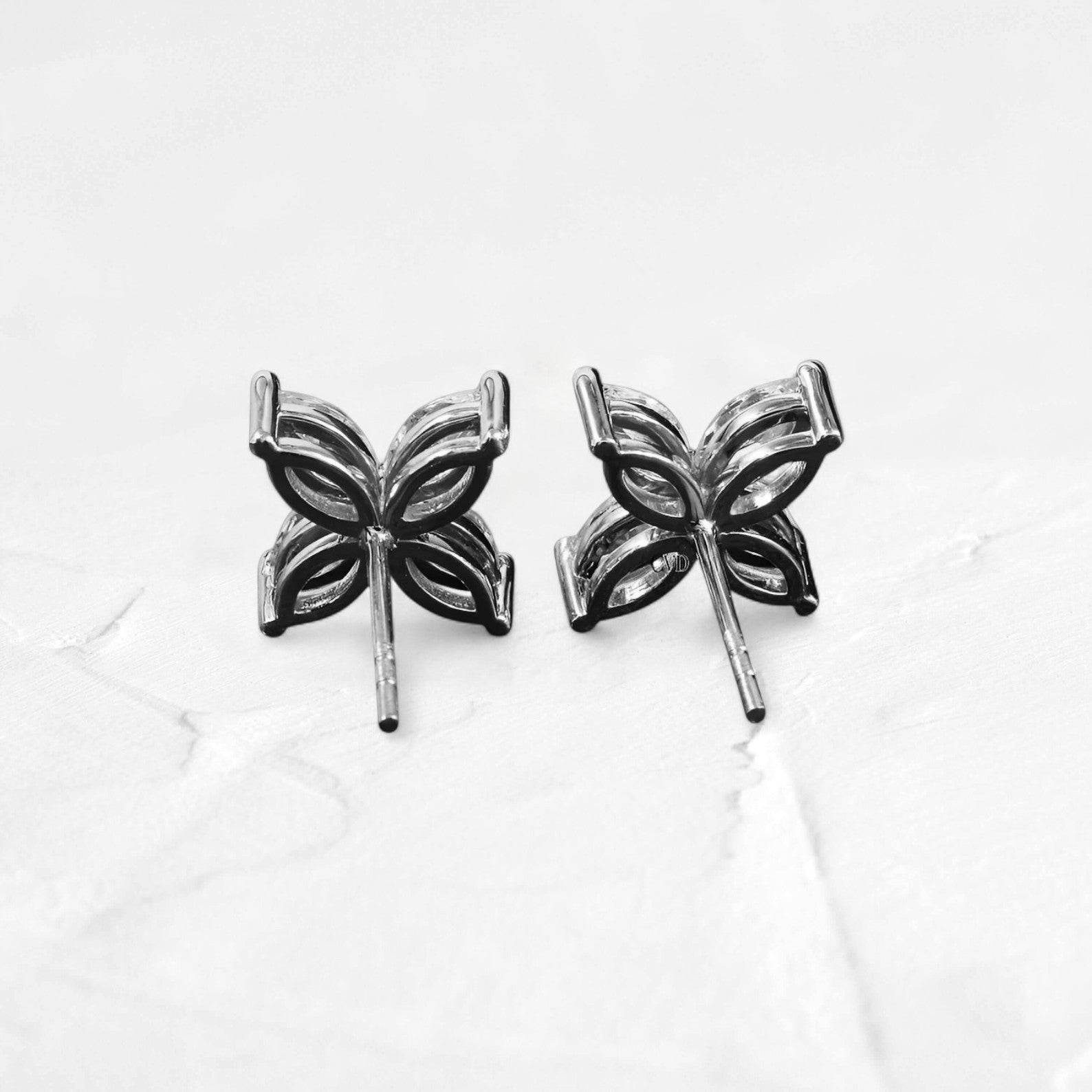 Lab Grown Diamond Elkweed Studs - djoyr