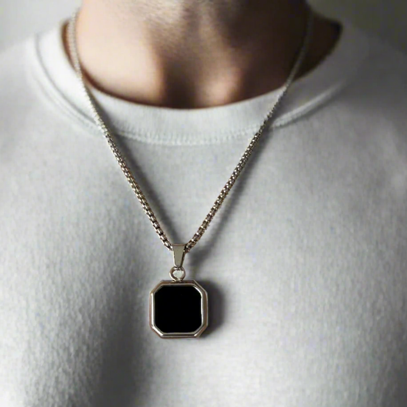 Black Onyx Ashtha Pendant - djoyr