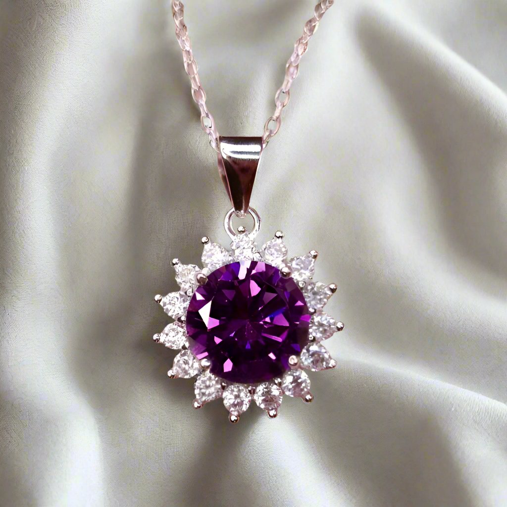 Amethyst Daystar Pendent - djoyr
