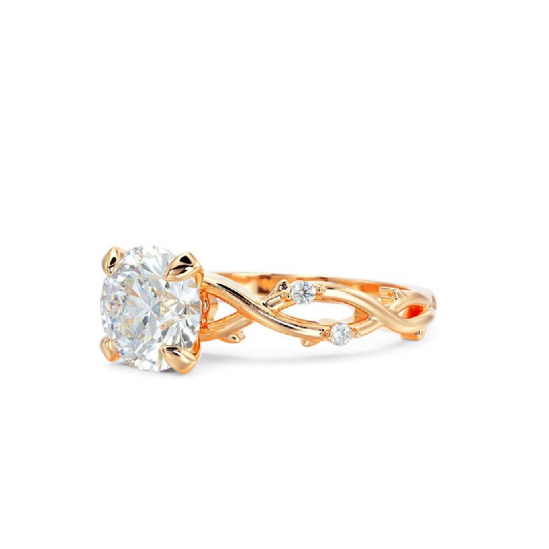 Moissanite Rosa Ring - djoyr
