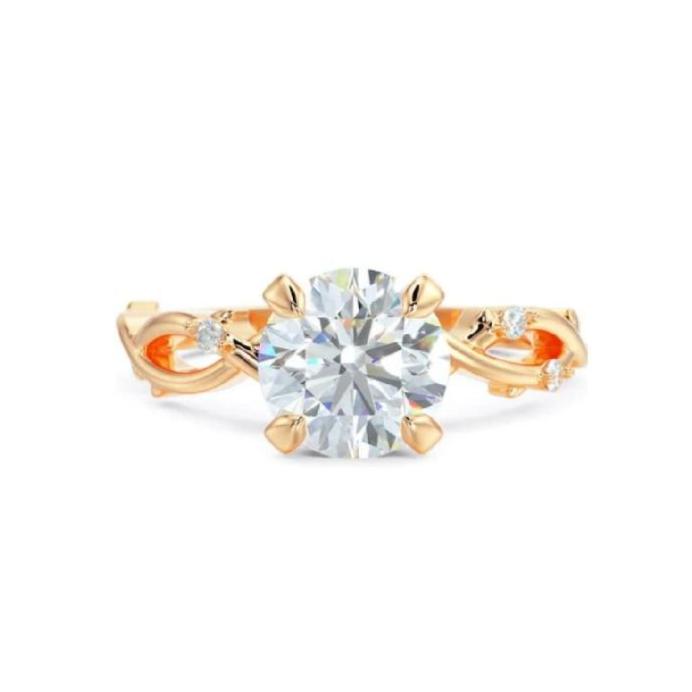 Moissanite Rosa Ring