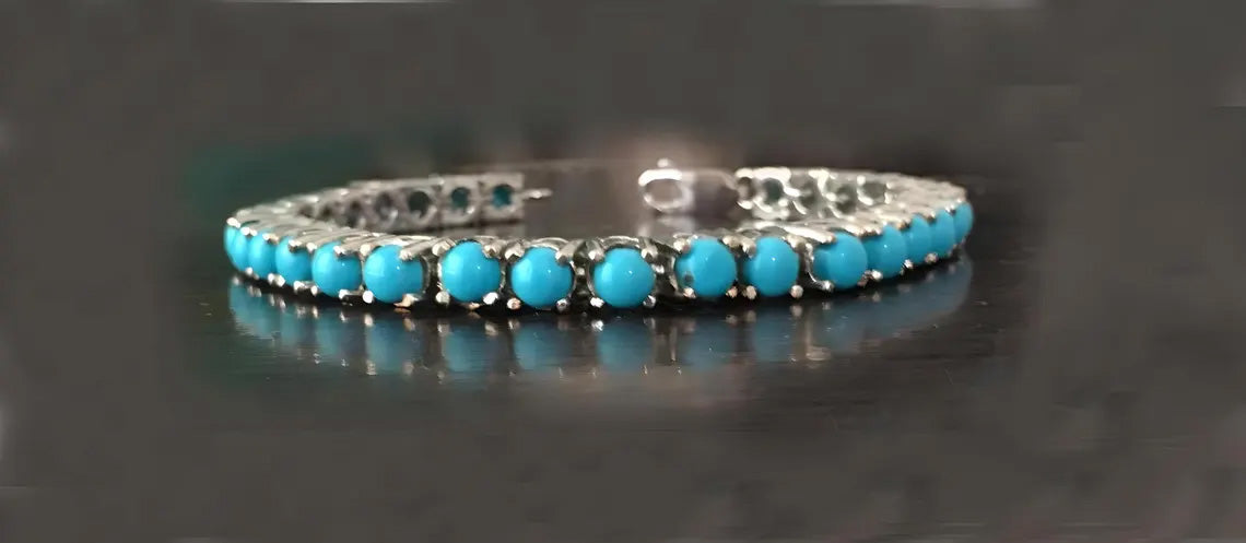 Sleeping Beauty Turquoise Tennis Bracelet