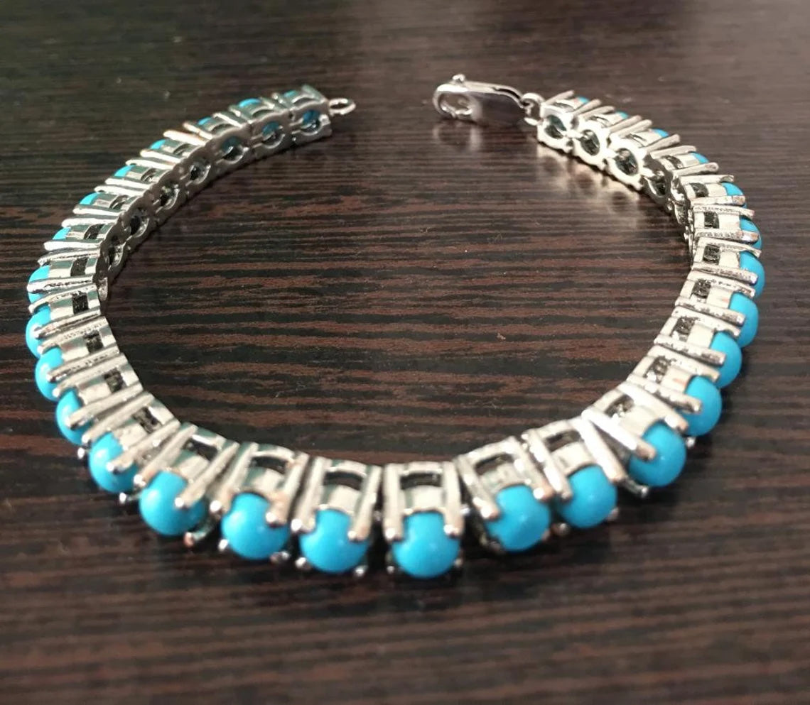 Sleeping Beauty Turquoise Tennis Bracelet