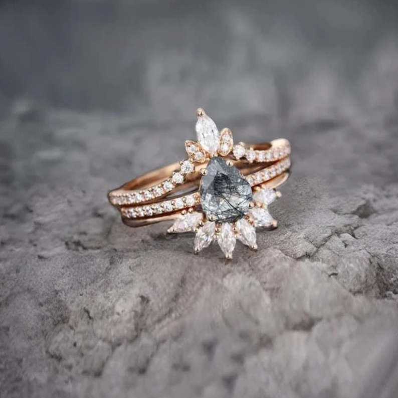 Draco's Tear Ring Set - djoyr