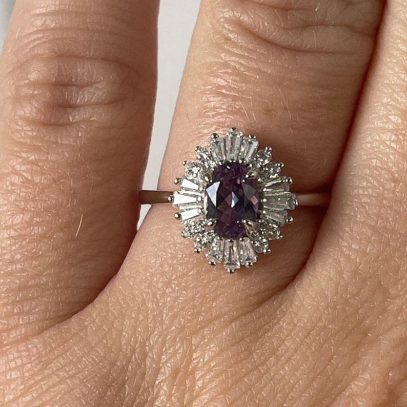 Victorian Lab grown Alexandrite ring - djoyr