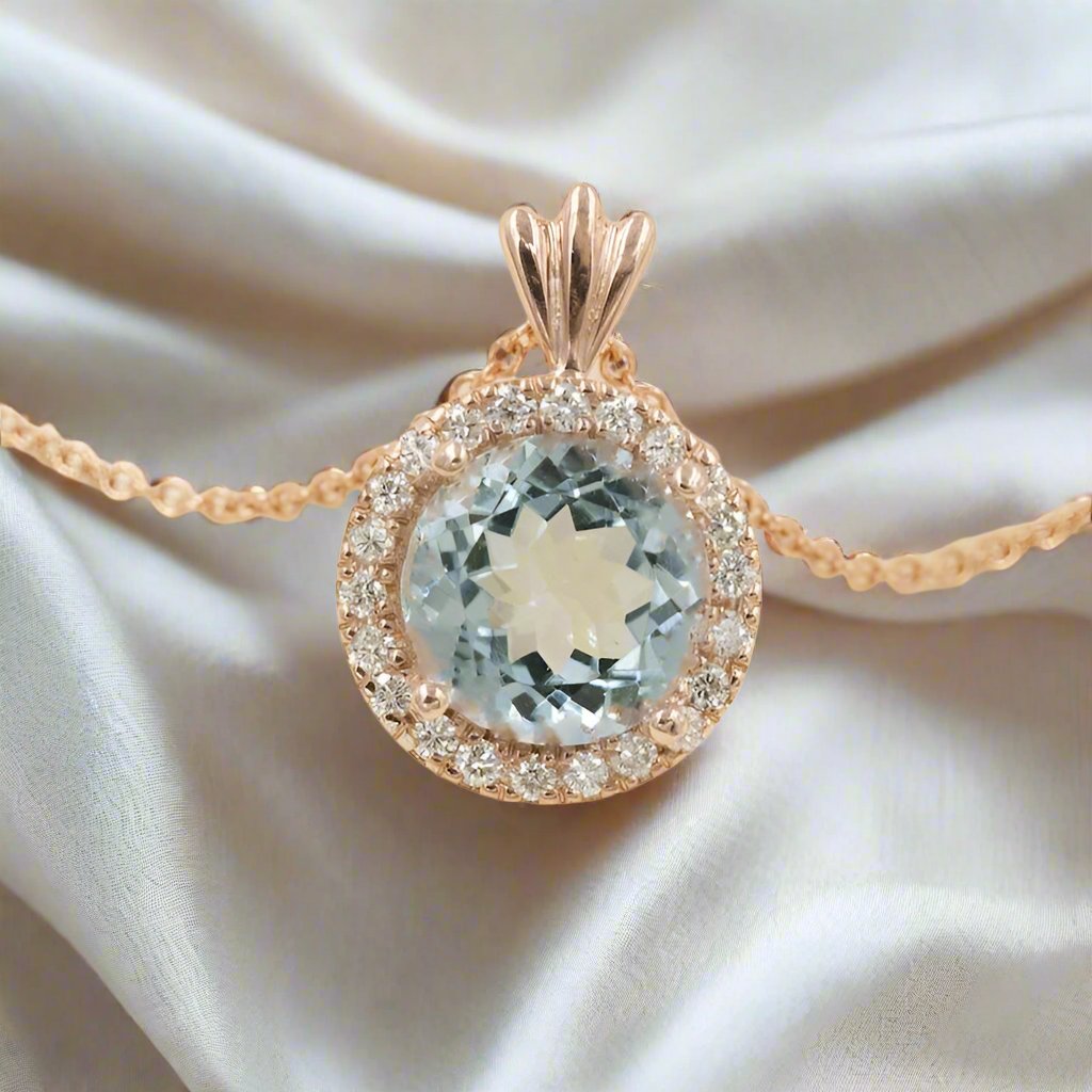 Aquamarine Swell Pendant