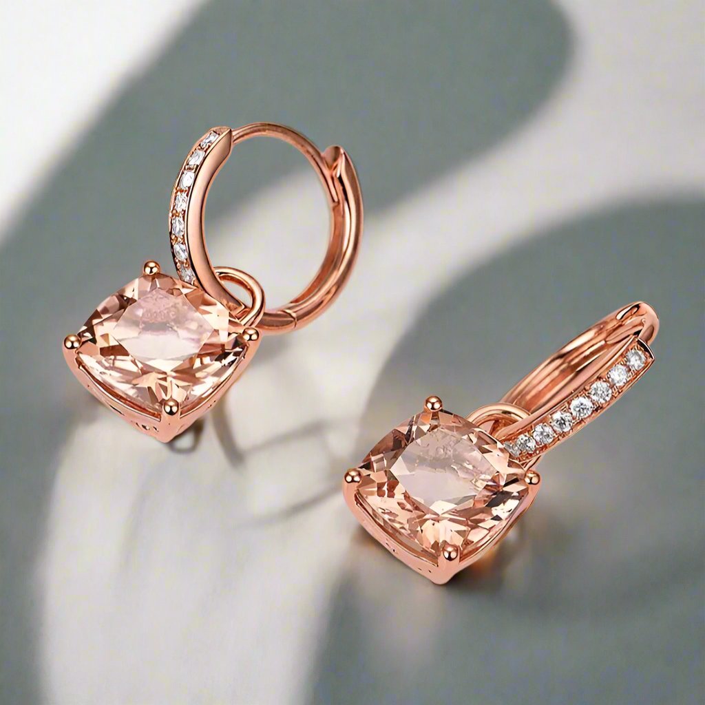 Morganite Drop earrings - djoyr