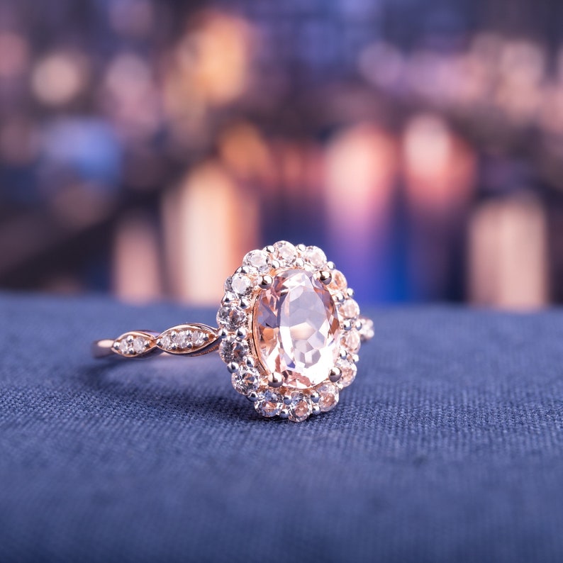 Vintage Morganite Ring - djoyr