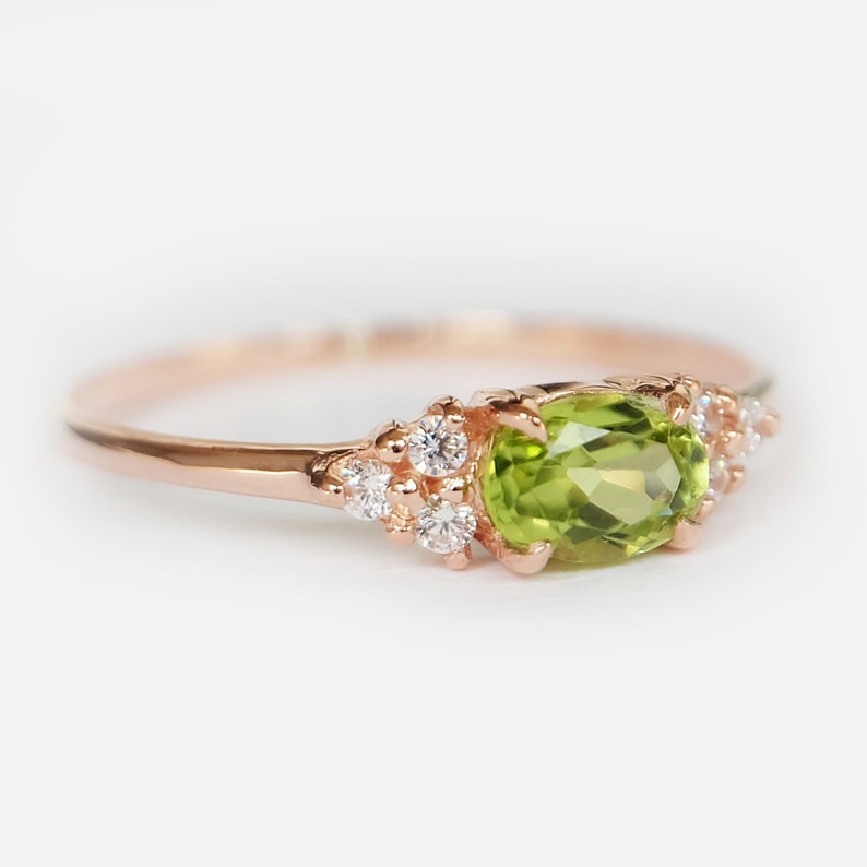 Twig Peridot Ring