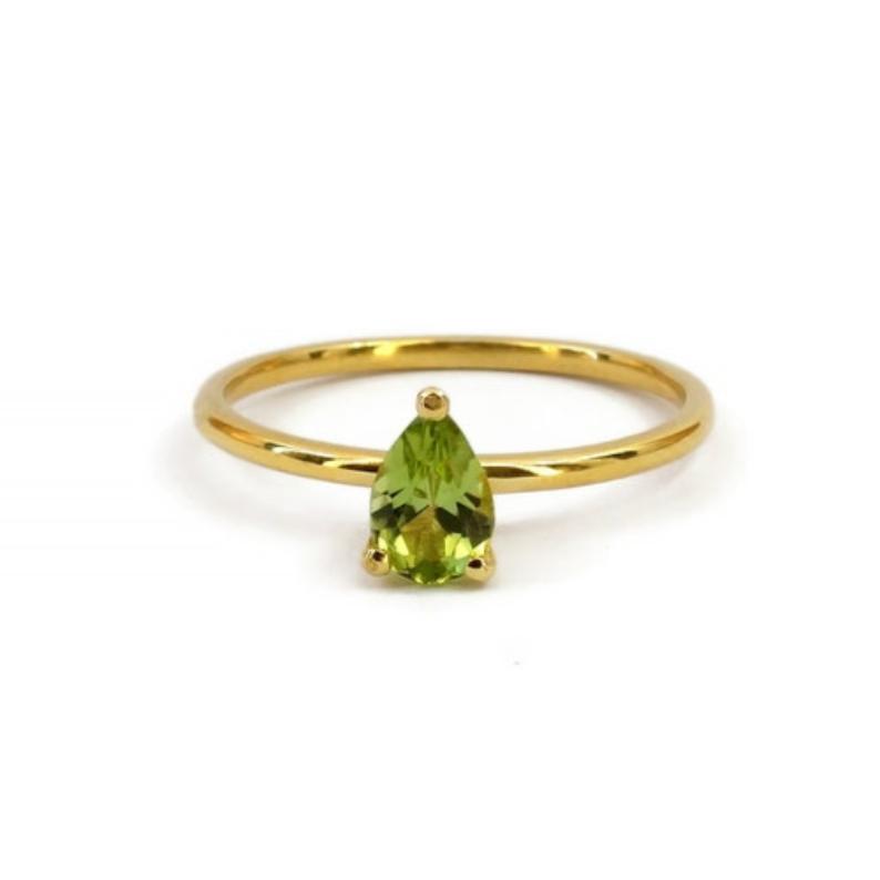Dew Peridot Ring - djoyr