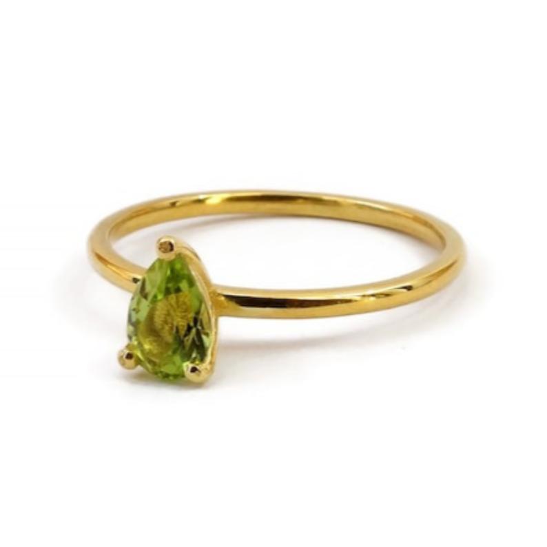 Dew Peridot Ring - djoyr