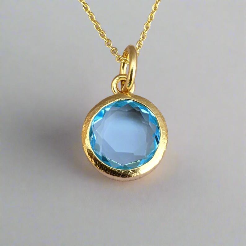 Ebb Aquamarine Pendant - djoyr