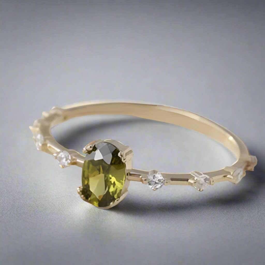 Unveiled Peridot Ring