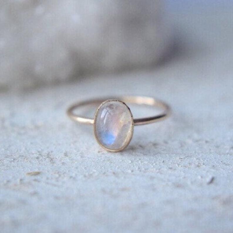 Oval Opal Ring