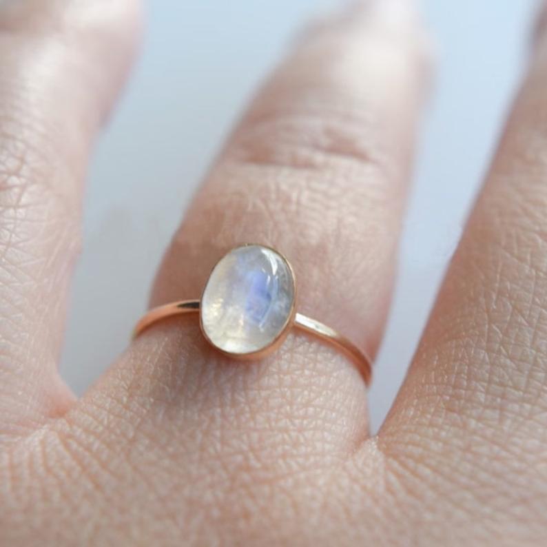 Oval Opal Ring