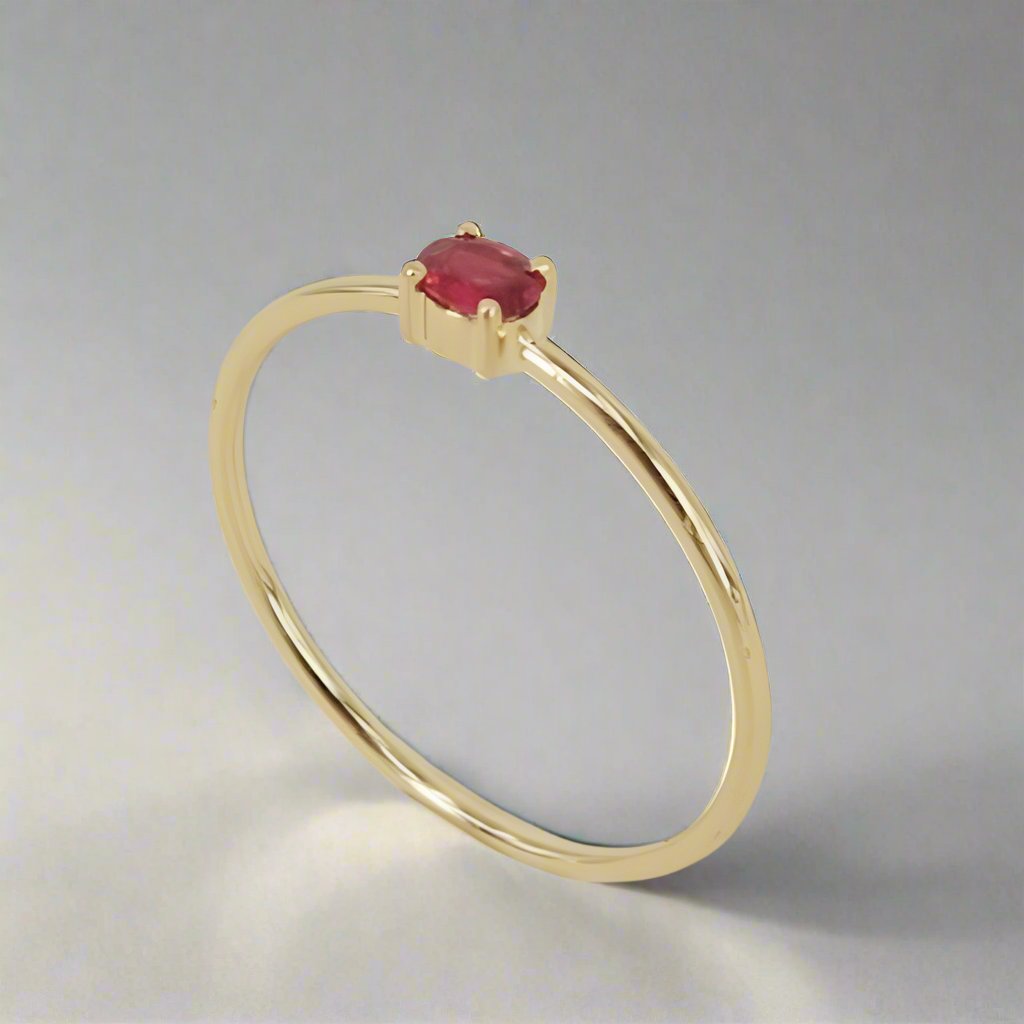 Lab Ruby Pome Ring