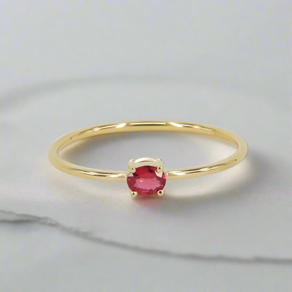 Lab Ruby Pome Ring