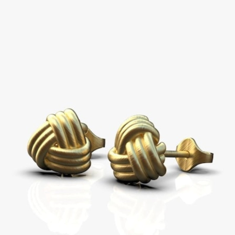 Knot Stud Earring - djoyr