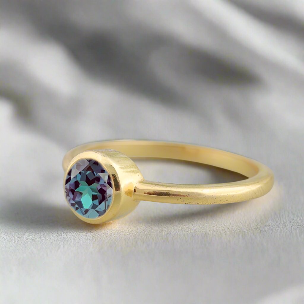 Alexandrite Iris Ring