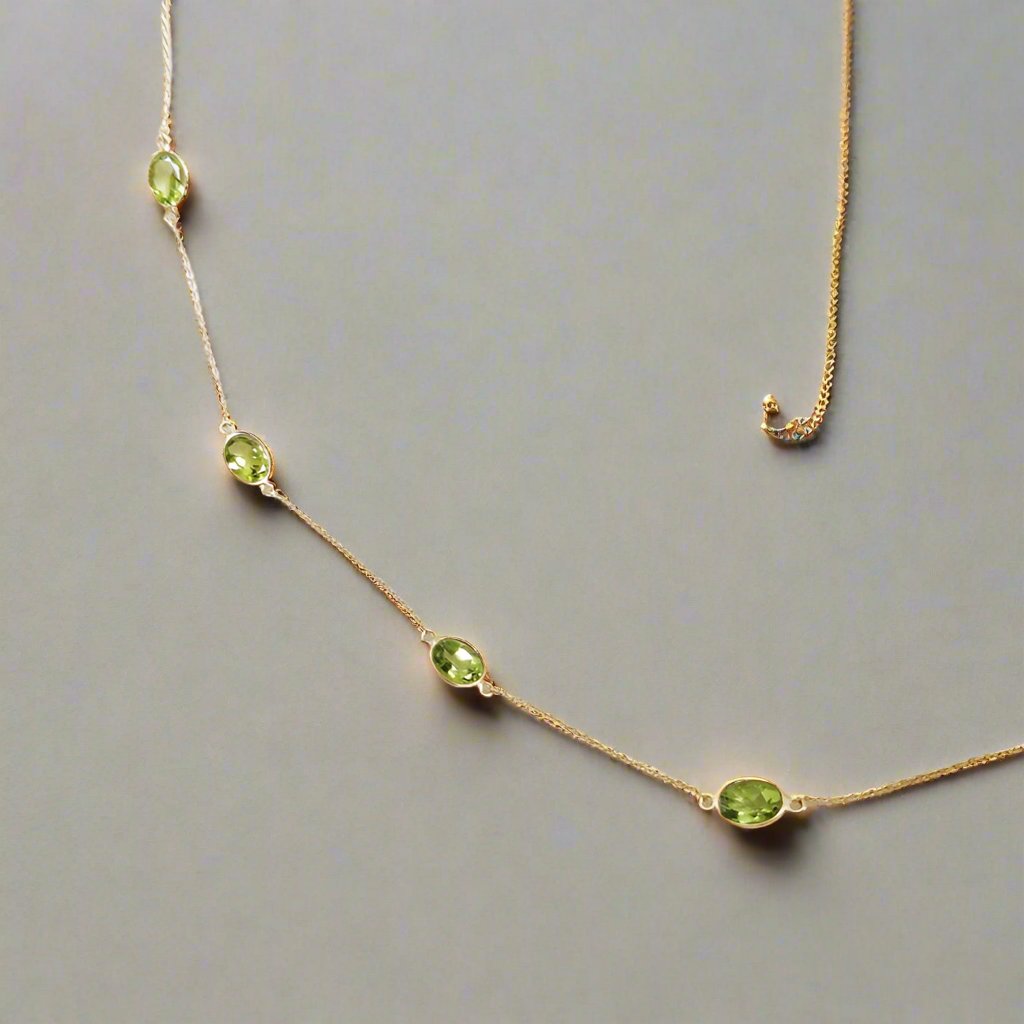 Verdant Horizon Peridot Necklace