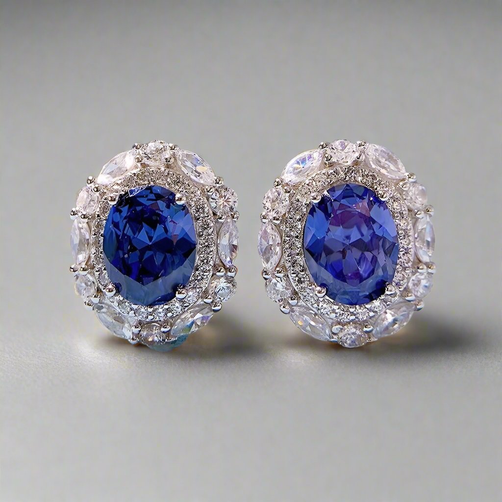 Bray of my heart lab Sapphire studs