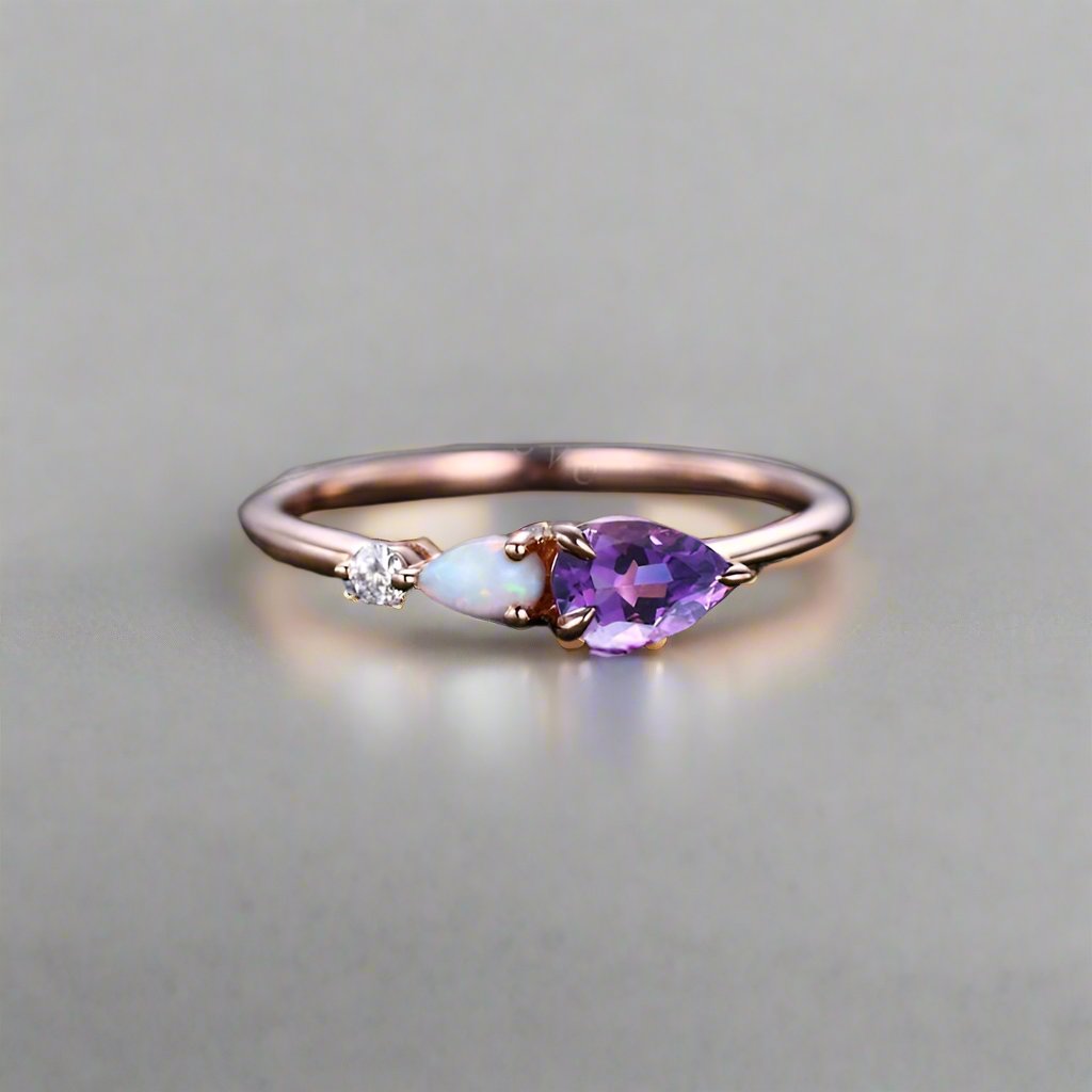 Amethyst Terminus Ring