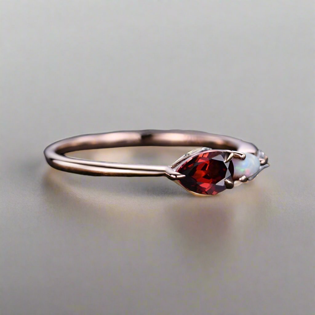 Garnet Terminus Ring - djoyr