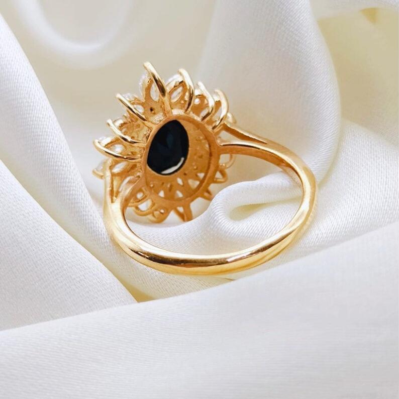 Black Onyx Aster Ring