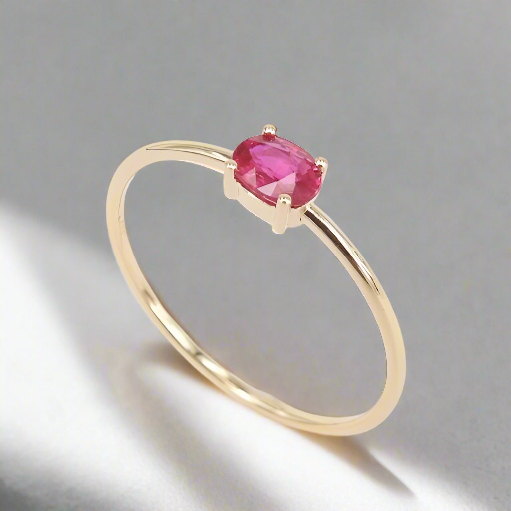 Lab Ruby Pome Ring