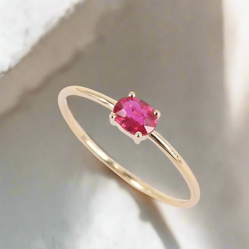 Lab Ruby Pome Ring