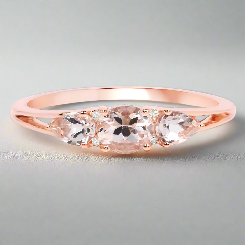 Morganite Wisp Band