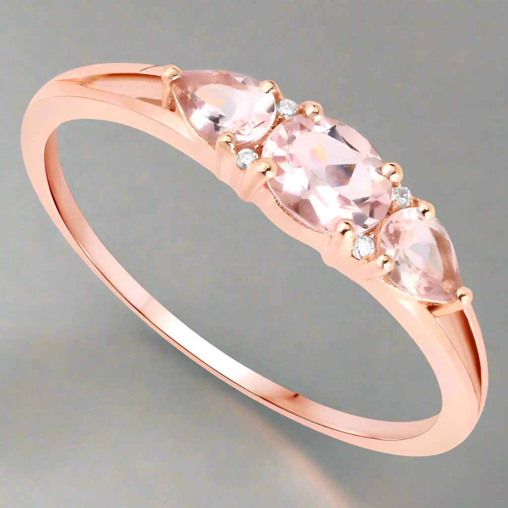 Morganite Wisp Band