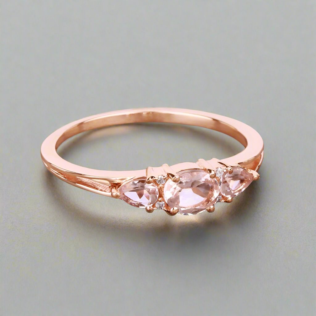 Morganite Wisp Band