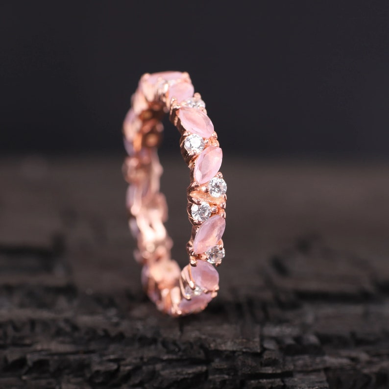 Morganite Ring of StarLight - djoyr