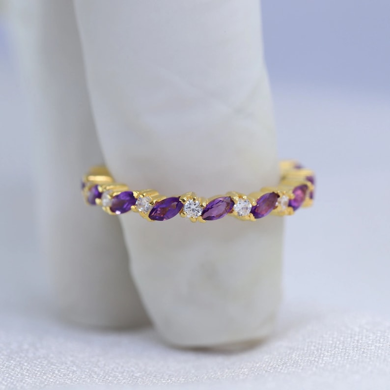 Amethyst Ring of StarLight - djoyr