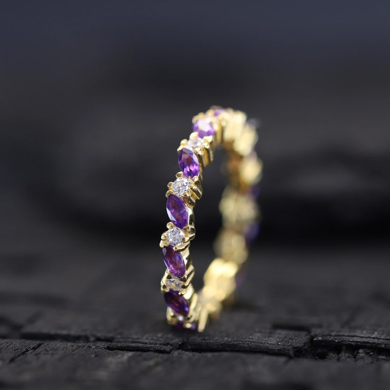 Amethyst Ring of StarLight - djoyr