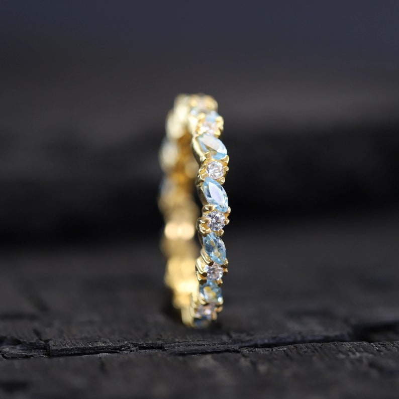 Aquamarine Ring of StarLight - djoyr